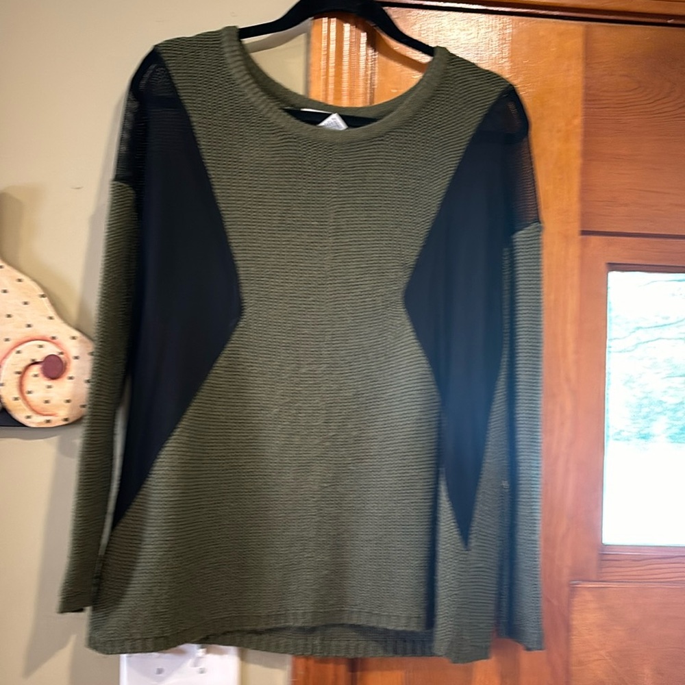 Dark green sweater